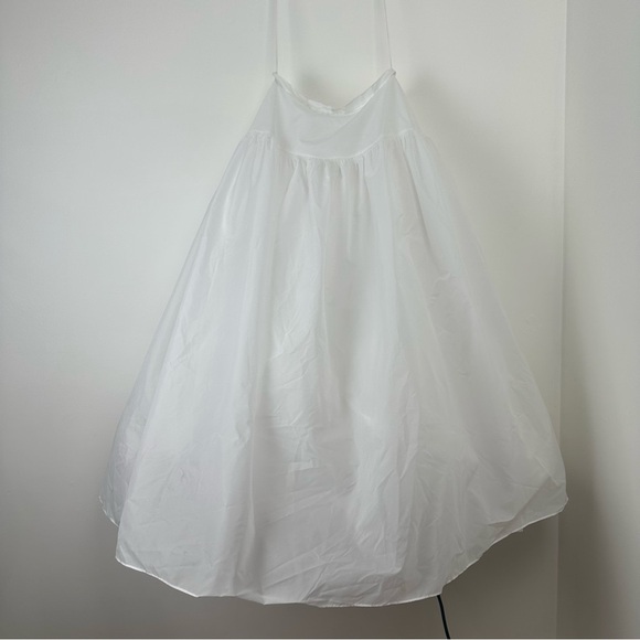 Sidney Bush Coverage Petticoat Size 10 White Made in U.S.A Wedding Formal - Picture 1 of 10